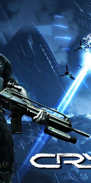 Dynamic Crysis Mobile Wallpaper - Free Download with Blue Aesthetics