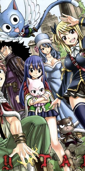 Fairy Tail Team Wallpaper - Natsu, Lucy, and Their Friends