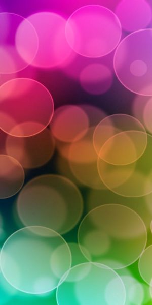 Colorful abstract circles wallpaper for iPhone - free and eye-catching design