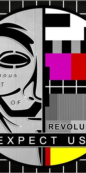 Revolutionary Wallpaper Design: Anonymous Art with a Bold Statement