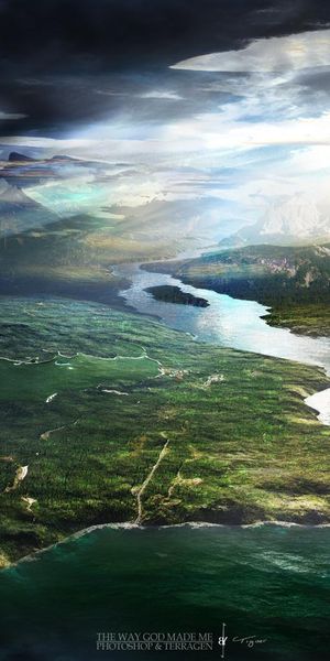 Phone wallpaper: Landscape, Artistic free download