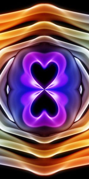 Phone wallpaper: Rotation, Motley, Multicolored, Form, Abstract, Illusion free download