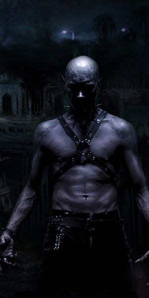 High-Quality Dark Vampire Phone Wallpaper - Perfect for Horror Lovers