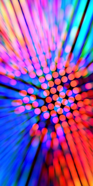 Dynamic Abstract Phone Wallpaper Featuring Colorful Blur Effects