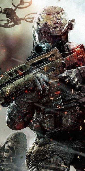 Intense Call of Duty Action Wallpaper for Mobile Devices