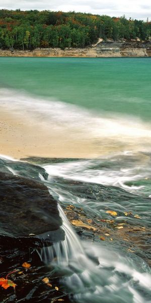 Phone wallpaper: Tidal, Shoreline, Sand, Beach, Ocean, Earth free download