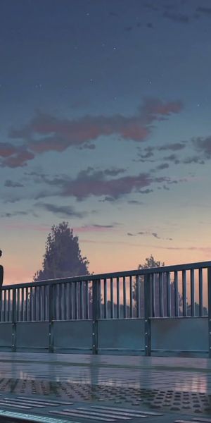 Phone wallpaper: Anime, Sunset, Your Name free download