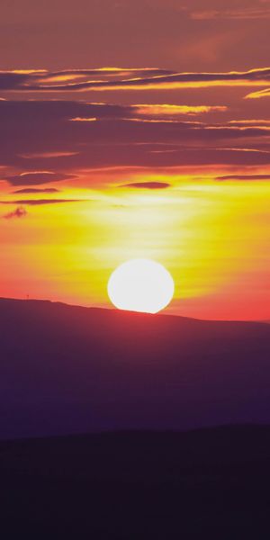 Phone wallpaper: Sunset, Sky, Horizon, Nature free download