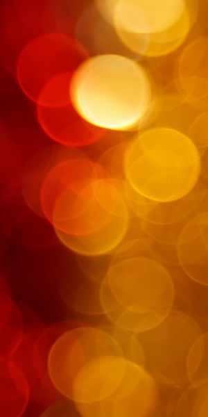 Beautiful Bokeh Background in Red and Yellow