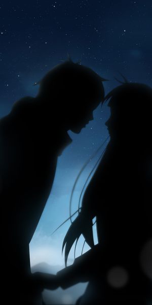 Kimi ni Todoke: Romantic Silhouette of Sawako and Shota