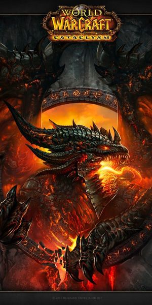 Immersive 4K Mobile Wallpaper from World of Warcraft: Dragon Theme