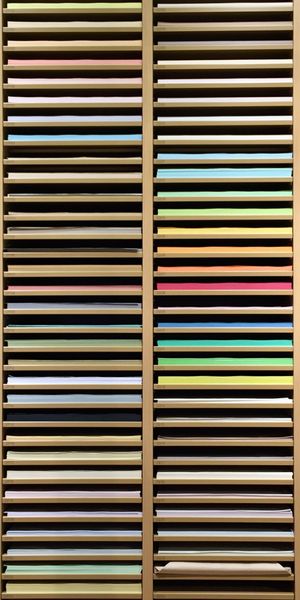 Cool Multicolored Paper Shelf for Your Mobile Wallpaper