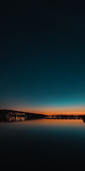 Night Reflection Over Water