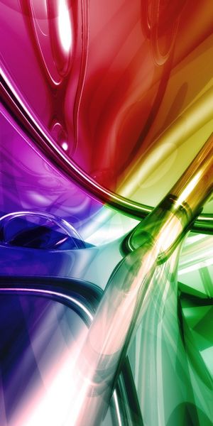 Phone wallpaper: Motley, Multicolored, Abstract, Form, Forms, Lines free download