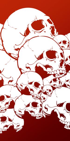 Intricate Dark Skull Wallpaper in 4K - Perfect for Unique Decor