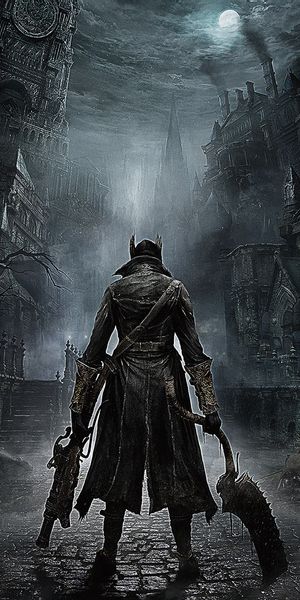 Bloodborne: Dark Gothic Phone Wallpaper