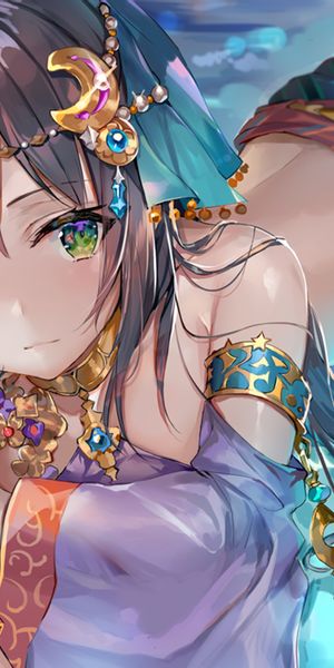 Beautiful anime girl mobile wallpaper featuring intricate details and colors