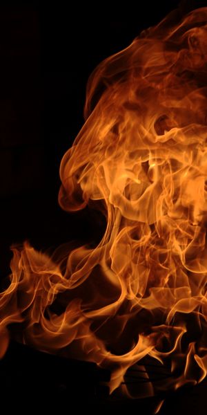 Phone wallpaper: Flame, Night, Fire, Dark free download