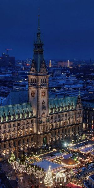 Phone wallpaper: Hamburg, Cities, Man Made free download