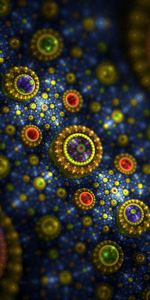 Phone wallpaper: Motley, Smooth, Multicolored, Pattern, Ornament, Blur, Abstract, Fractal free downl