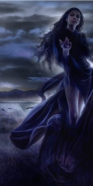 Gothic Angel Wallpaper: Dark and Enigmatic Phone Background