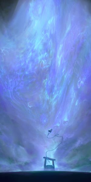 Phone wallpaper: Well, Wind, Sky, Cosmic, Art, Space free download