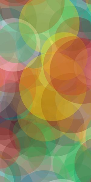 Multicolored Abstract Wallpaper Featuring Faded Circles and Glare Effects