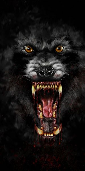 Fierce Werewolf Wallpaper: Dark and Intense Imagery