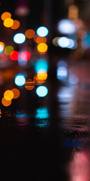 Abstract Bokeh Lights – Perfect Mobile Wallpaper