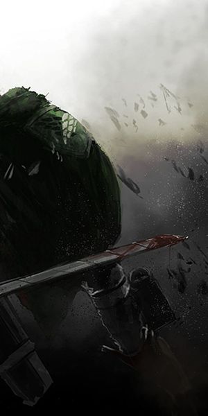 Levi Ackerman Ready for Battle - Attack on Titan Wallpaper