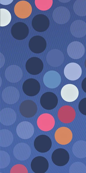 Vibrant Multicolored Circles Pattern for Your Mobile Wallpaper