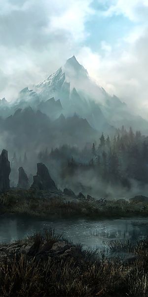 Breathtaking mountain scenery wallpaper for your iPhone