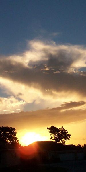 Phone wallpaper: Clouds, Nature, Evening, Sky, Sunset, Sun free download