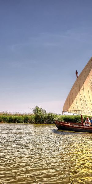 Phone wallpaper: Spain, Nature, Rivers, Valencia, Boats free download