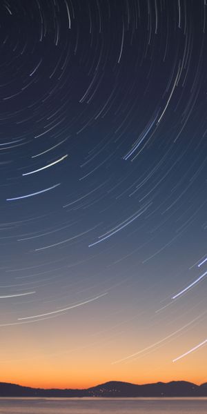 Phone wallpaper: Nature, Sky, Night, Earth, Star Trail free download