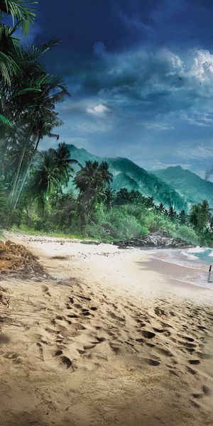 Far Cry 2 Character on the Beach Wallpaper