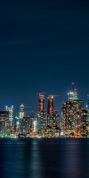 Phone wallpaper: Ontario, Toronto, Cities, Man Made, Night free download