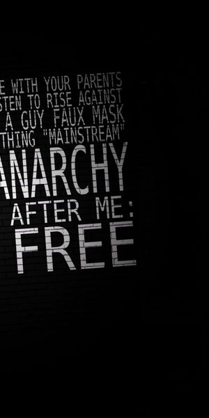 Dark Anarchy Wallpaper Featuring Guy Fawkes Mask