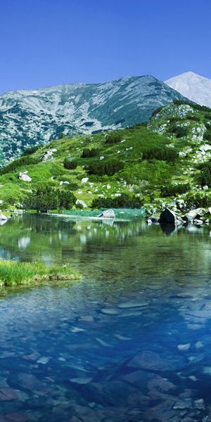 Phone wallpaper: Mountains, Mountain, Earth, Reflection free download