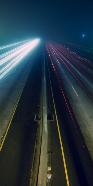 Time Lapse Traffic Scene for Stunning Phone Wallpapers
