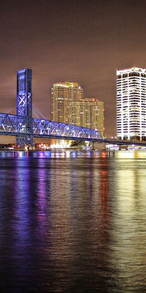 Phone wallpaper: Cities, City, Florida, Jacksonville, Man Made free download