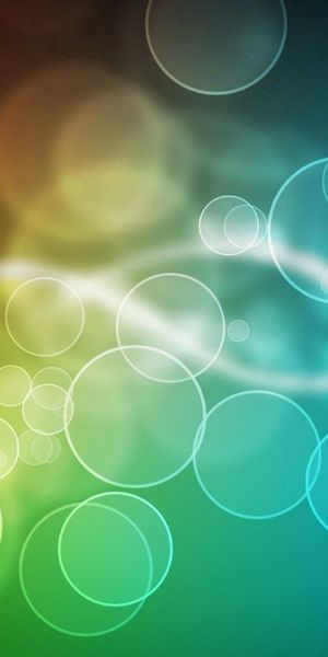 Phone wallpaper: Glare, Wavy, Multicolored, Motley, Circles, Abstract free download