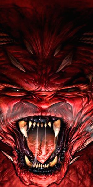 Intense Demon Phone Wallpaper in 4K: Dark, Fiery, and Captivating