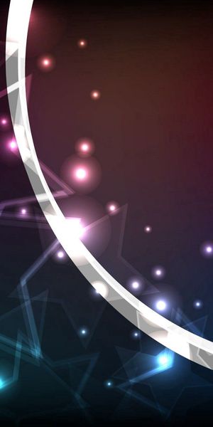 Vibrant multicolored abstract star wallpaper for your phone