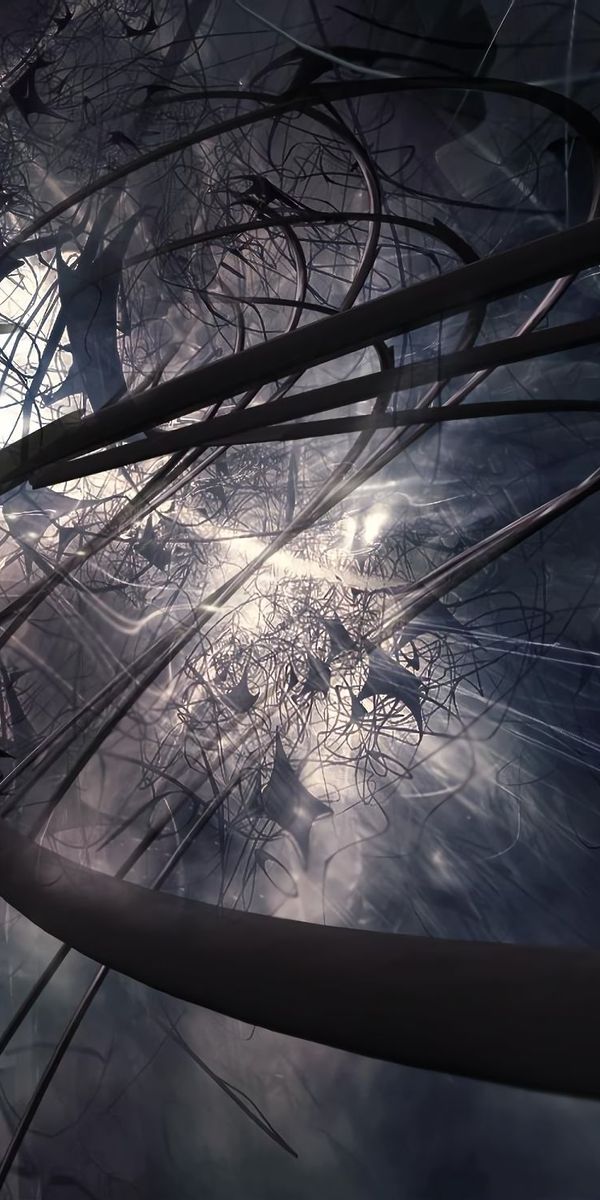 Mesmerizing Dark Abstract Art for Your Mobile Wallpaper