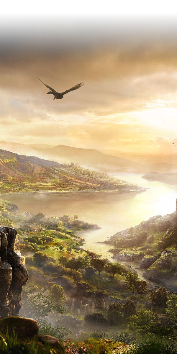 Assassin's Creed Valhalla Viking Landscape Wallpaper