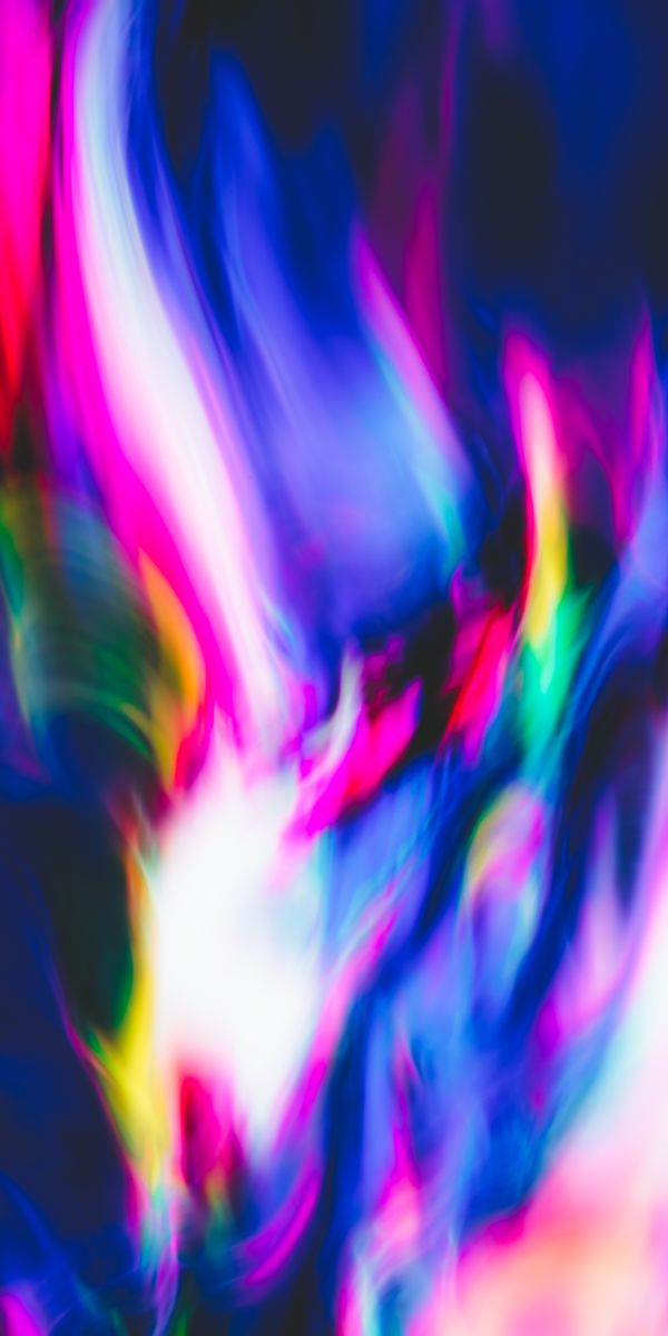 Phone wallpaper: Freezelight, Motley, Multicolored, Shine, Blur, Abstract, Light free download
