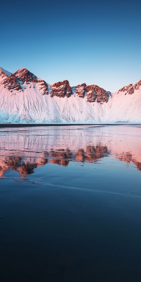 Phone wallpaper: Mountains, Earth, Vestrahorn, Vestrahorn Mountain free download