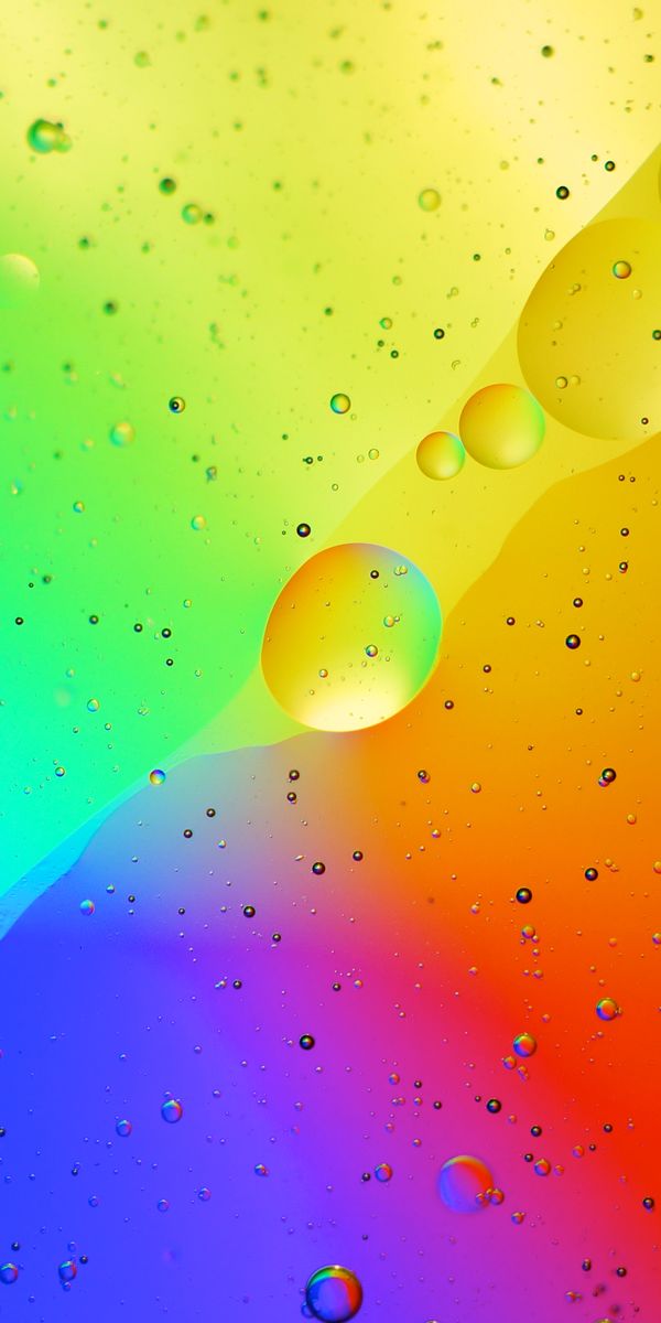 Phone wallpaper: Macro, Multicolored, Motley, Texture, Liquid, Bubbles free download