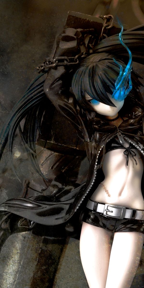 Mato Kuroi Figurine from Black Rock Shooter - Stunning Mobile Wallpaper